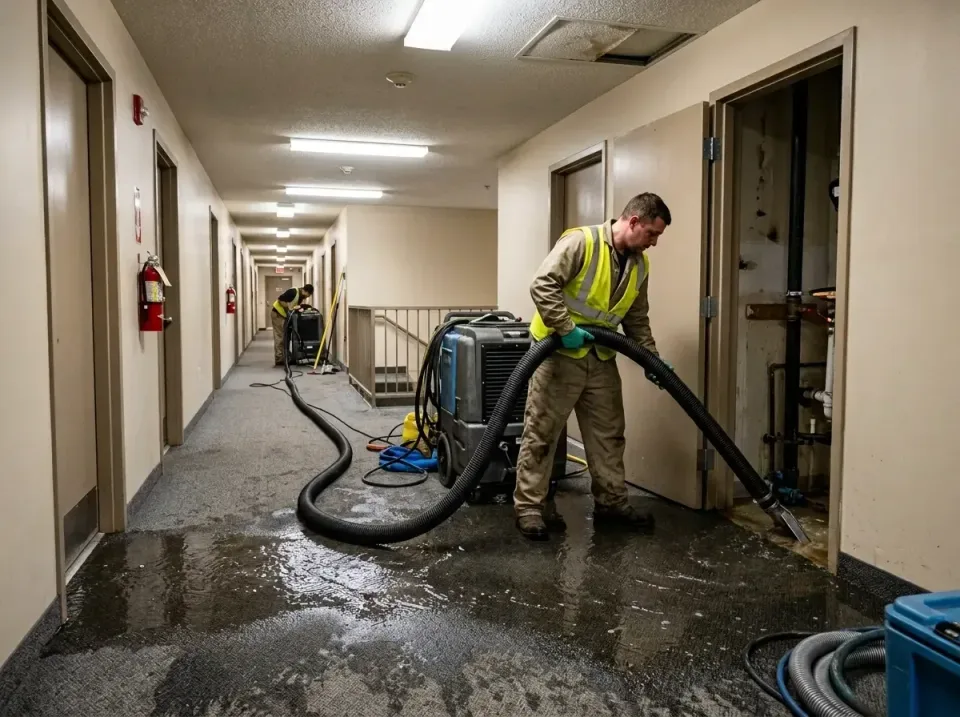 multi-unit-apartment-hallway-f-005 — frequently asked questions, Emergency Burst Pipe Water Extraction & Removal in Portsmou…